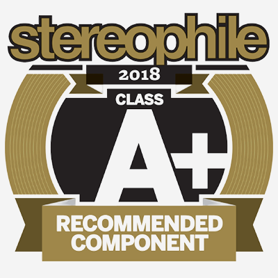 Stereophile “Recommended Components” A+ Rating