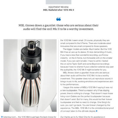 Testbericht MBL 101 E MKII